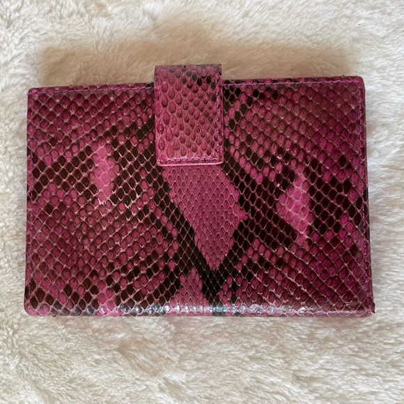 Neiman Marcus Rare Genuine Python wallets - Picture 10 of 11